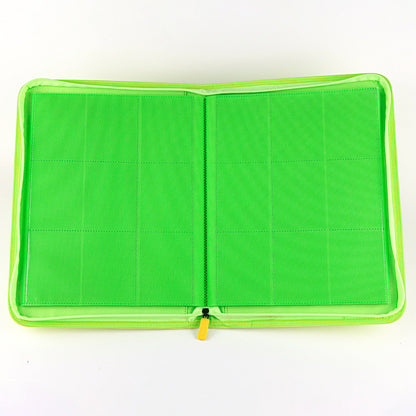 9-Pocket PU Card Binder Green