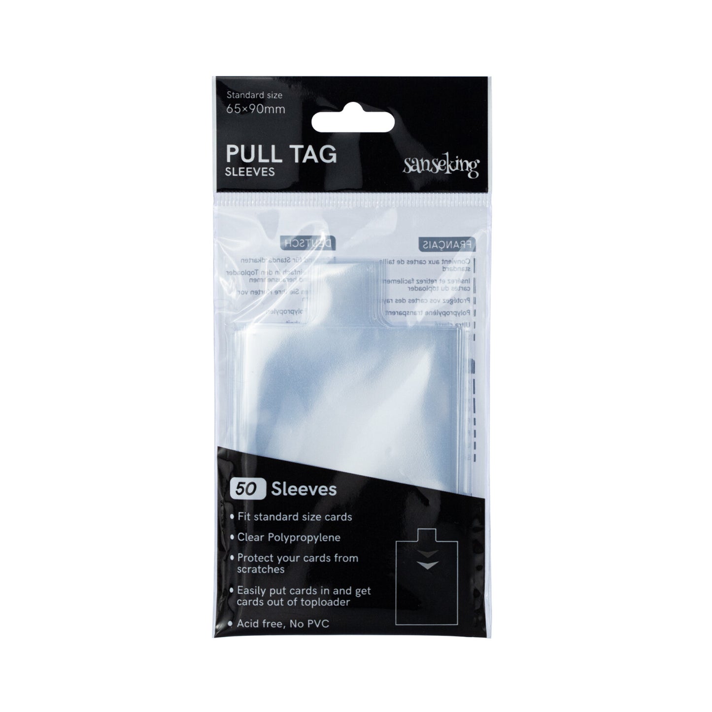 Pull Tag Card Sleeve