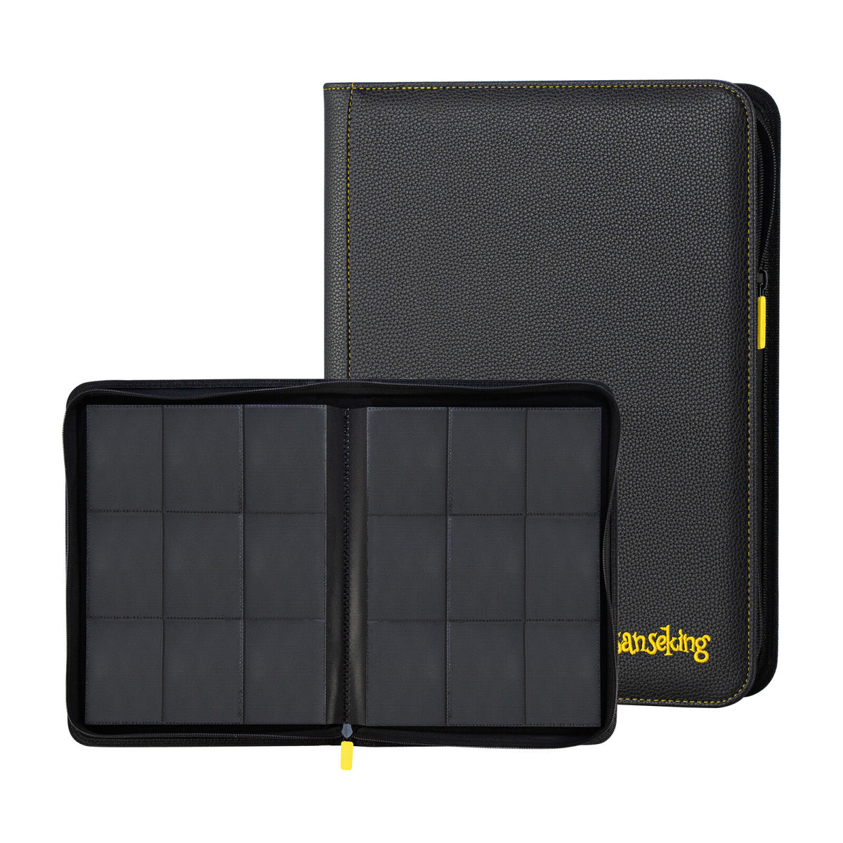 AXIS-01 4/9/12-Pocket Black Trading Card Binder