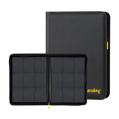 AXIS-01 4/9/12-Pocket Black Trading Card Binder
