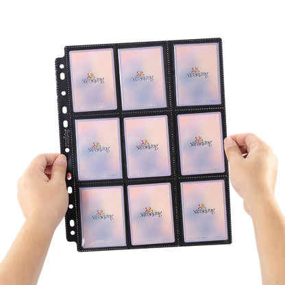 9-Pocket Side-Loading Waffle Pages – 50 Pages