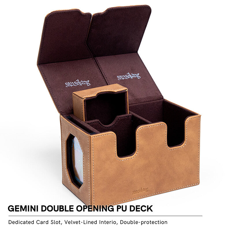 Gemini Double Opening PU Deck Box