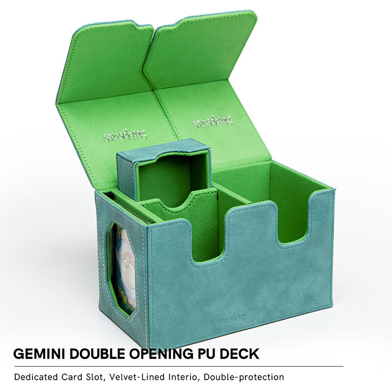 Gemini Double Opening PU Deck Box