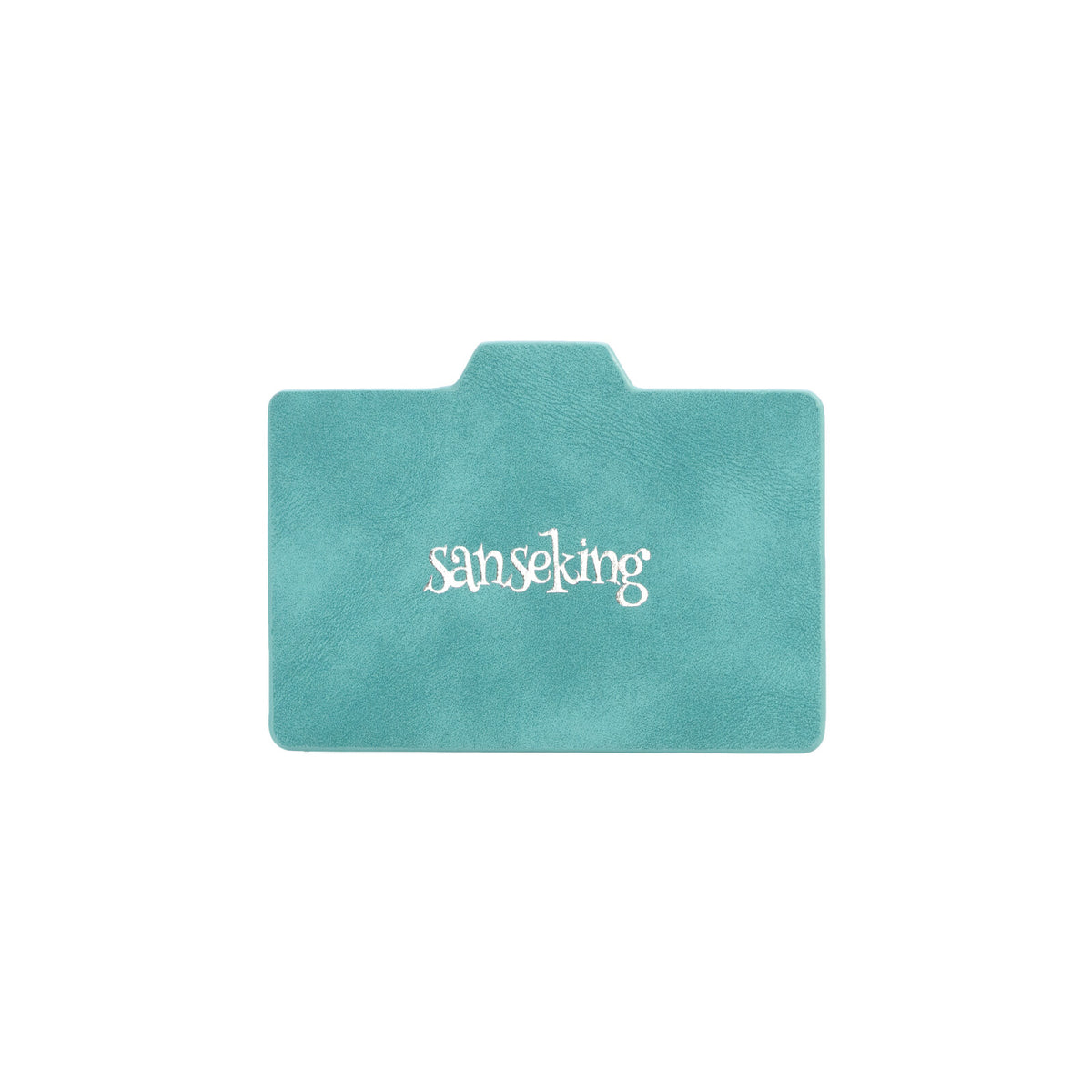Horizontal Color-Block Pu Deck Box Mint Green with 1 Divider
