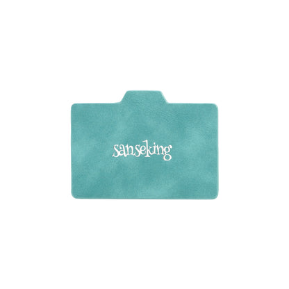 Horizontal Color-Block Pu Deck Box Mint Green with 1 Divider