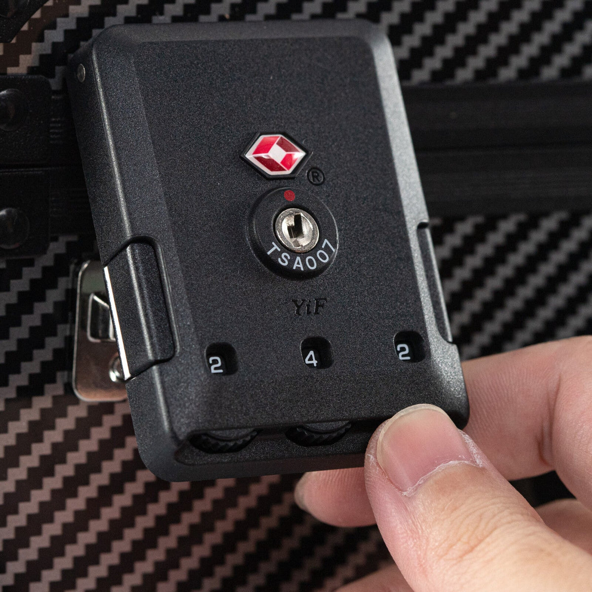 [Free Shipping] Carbon Fiber Graded Card Storage Box (3 Compartment)