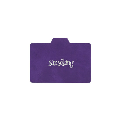 Horizontal Color-Block Pu Deck Box Purple with 1 Divider