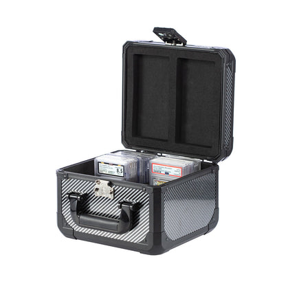 [Free Shipping] Carbon Fiber Graded Card Storage Box (2 Compartment)