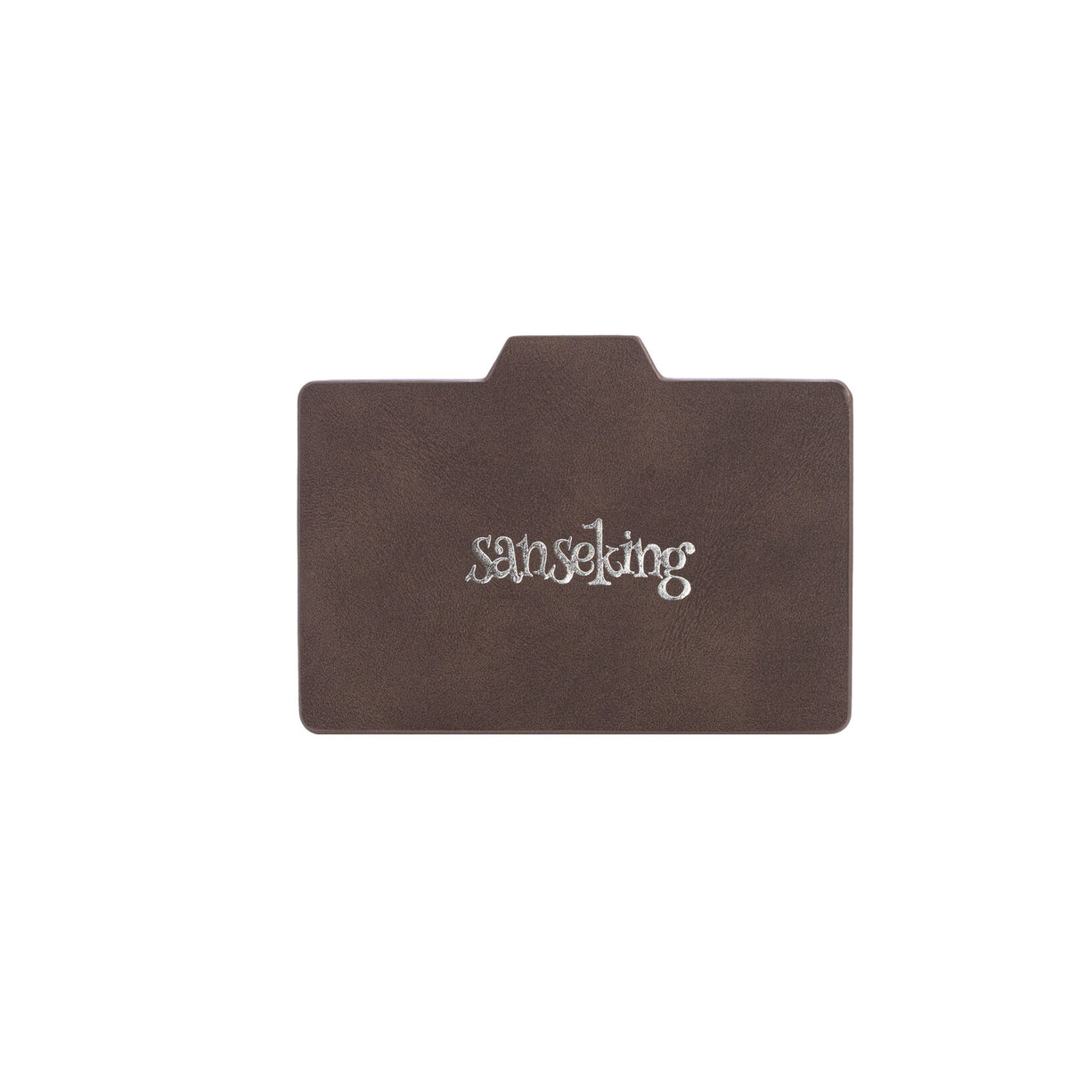 Horizontal Color-Block Pu Deck Box Brown with 1 Divider