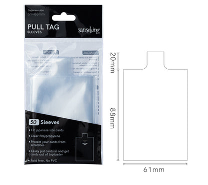 Pull Tag Card Sleeve