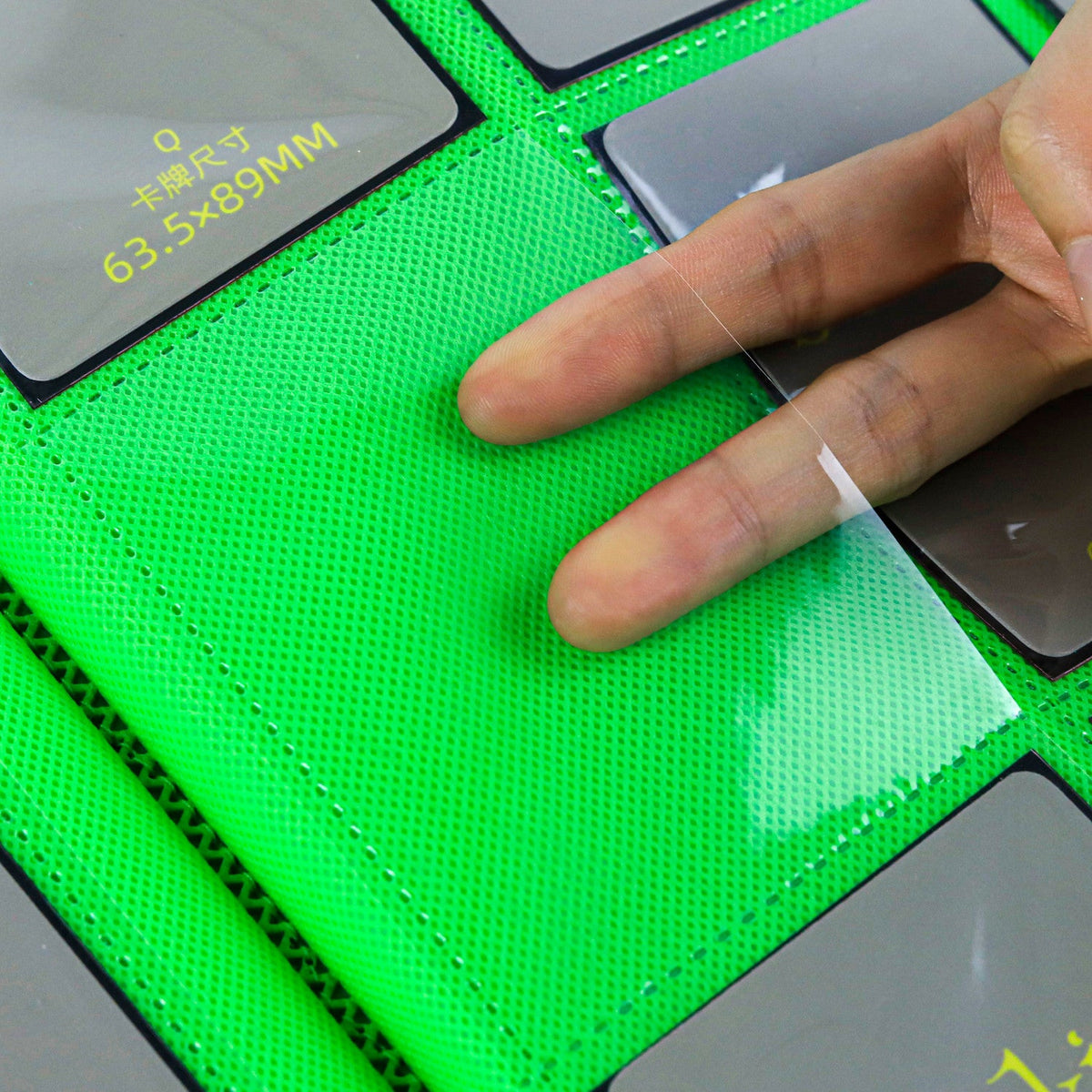 9-Pocket PU Card Binder Green