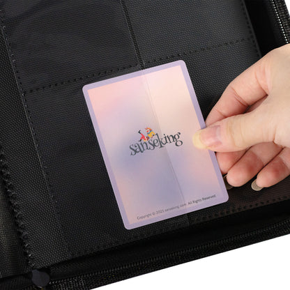 AXIS-01 4/9/12-Pocket Black Trading Card Binder