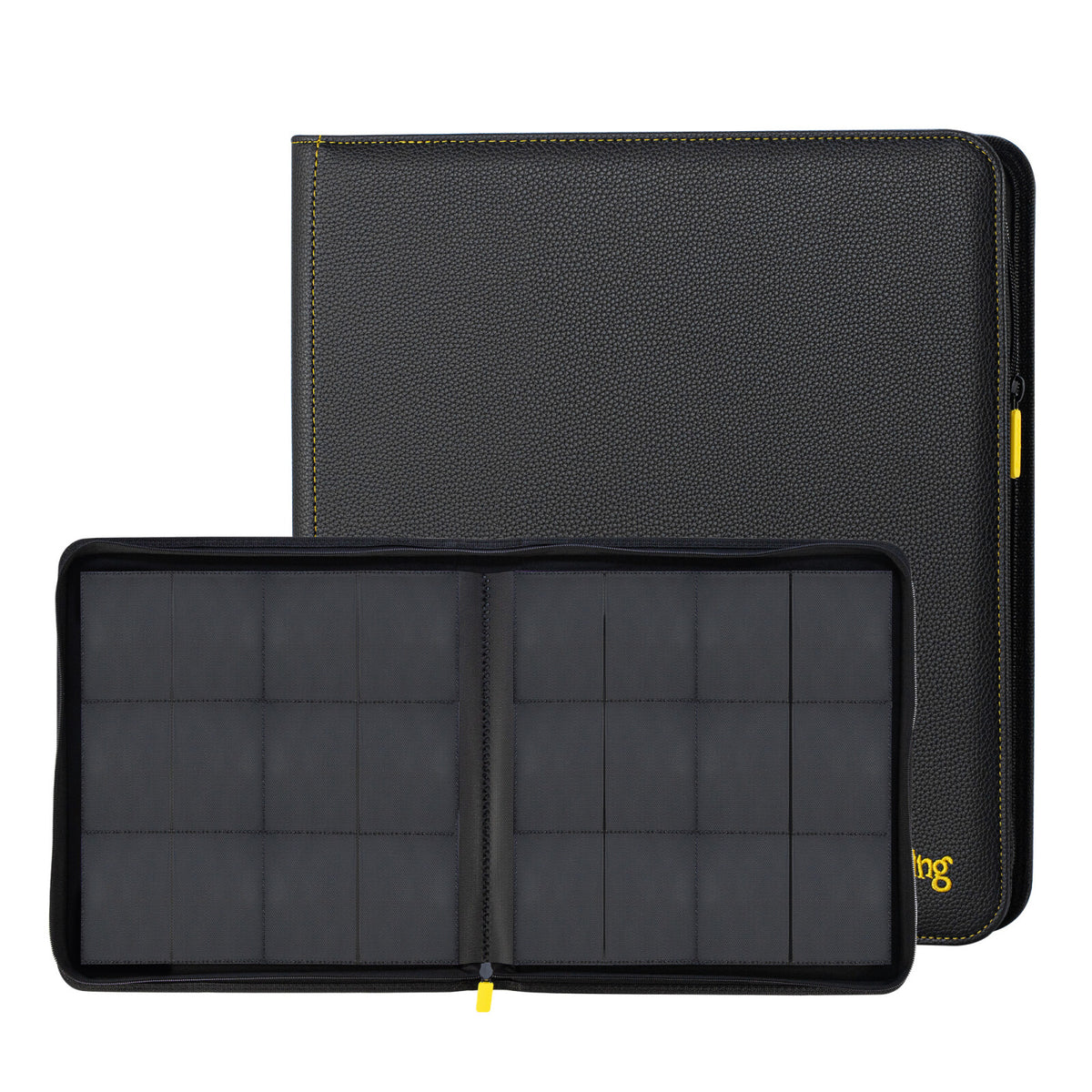 AXIS-01 4/9/12-Pocket Black Trading Card Binder