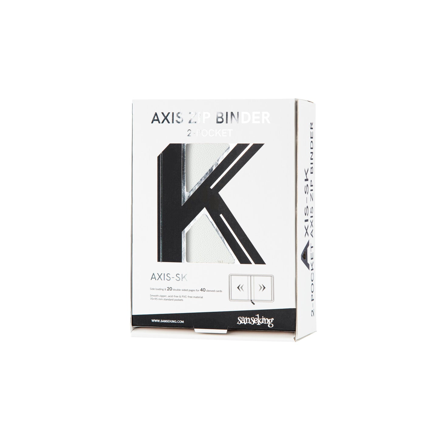 AXIS-SK White Binder Series – One Pocket & Two Pockets