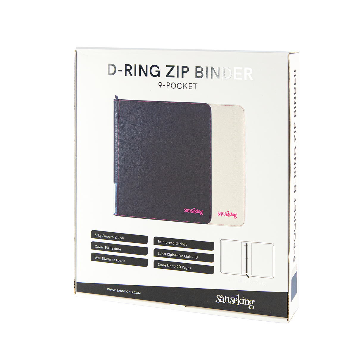 Ring Binder TCG Card Album Soft Beige