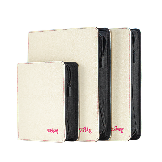 Ring Binder TCG Card Album Soft Beige