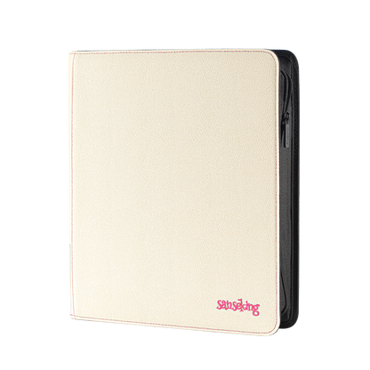 Ring Binder TCG Card Album Soft Beige
