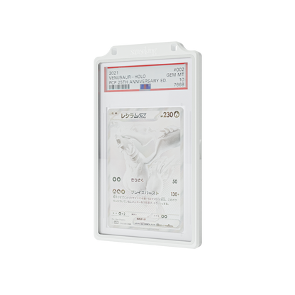 35PT PSA Magnetic Spring-Loaded Slab Case: Colored Frame Graded Card Holder + Zipper Bag