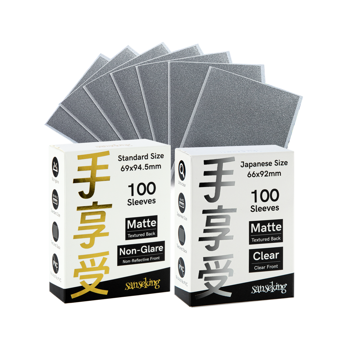 Matte & Ultra-Clear Outer Sleeves (100 Pcs)