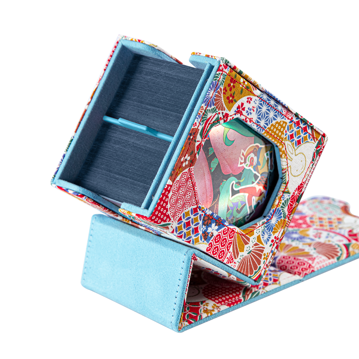 Jade Rabbit in Brocade Deck Box
