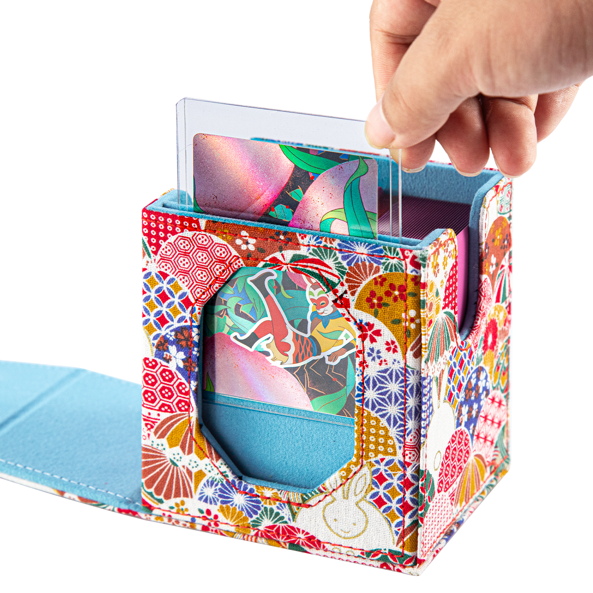 Jade Rabbit in Brocade Deck Box