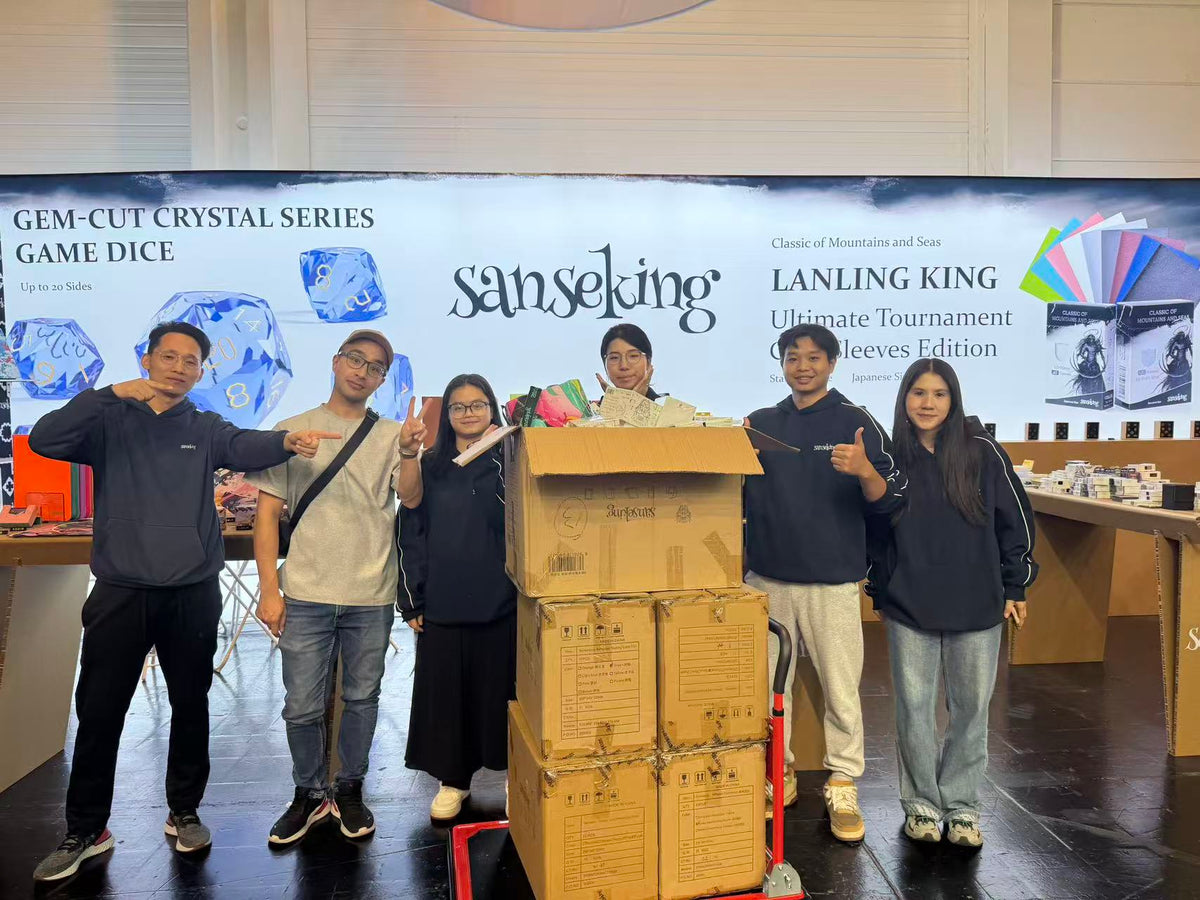 SANSEKING trading card and board game accessory range