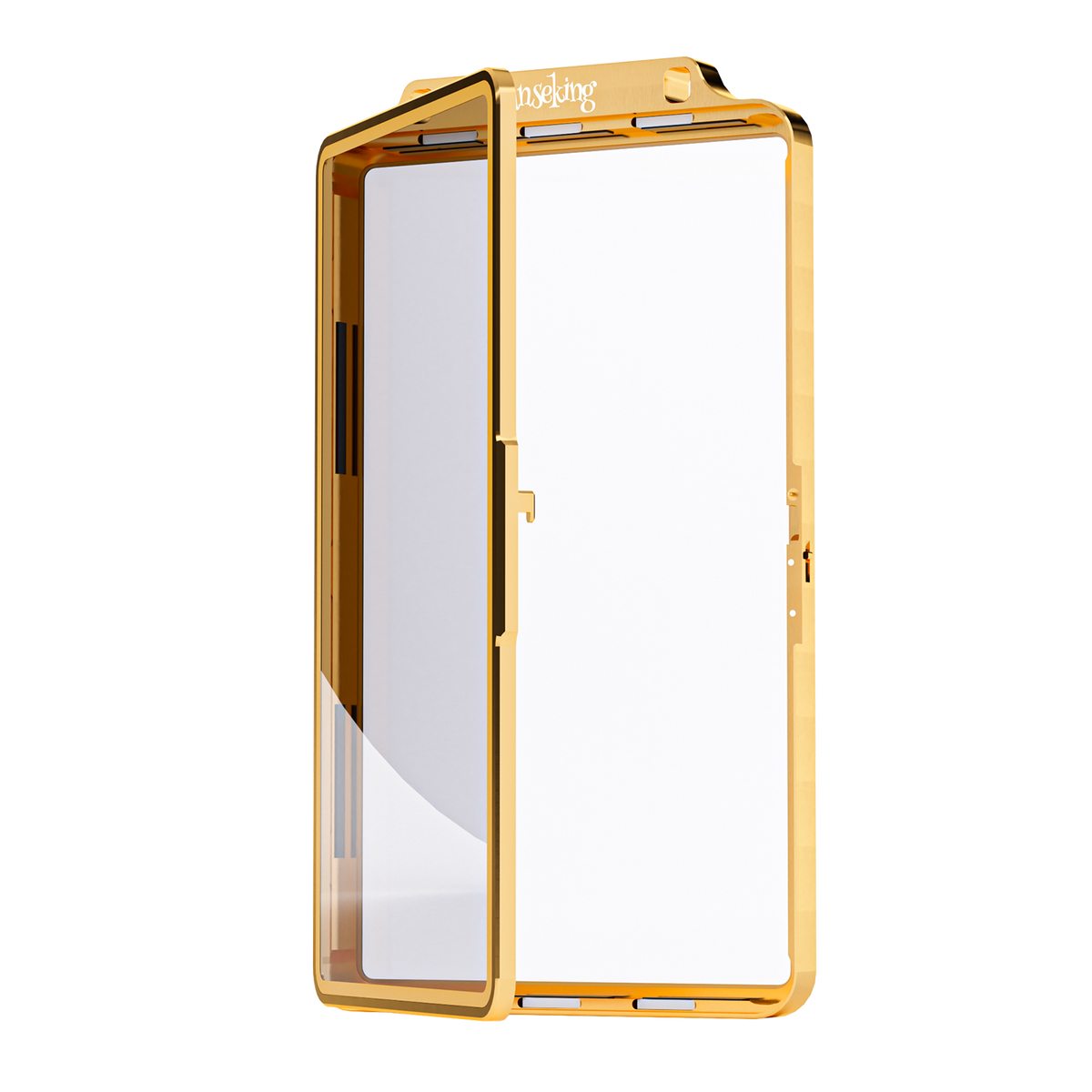 35PT PSA Magnetic Spring-Loaded Slab Case: Colored Frame Graded Card Holder + Zipper Bag