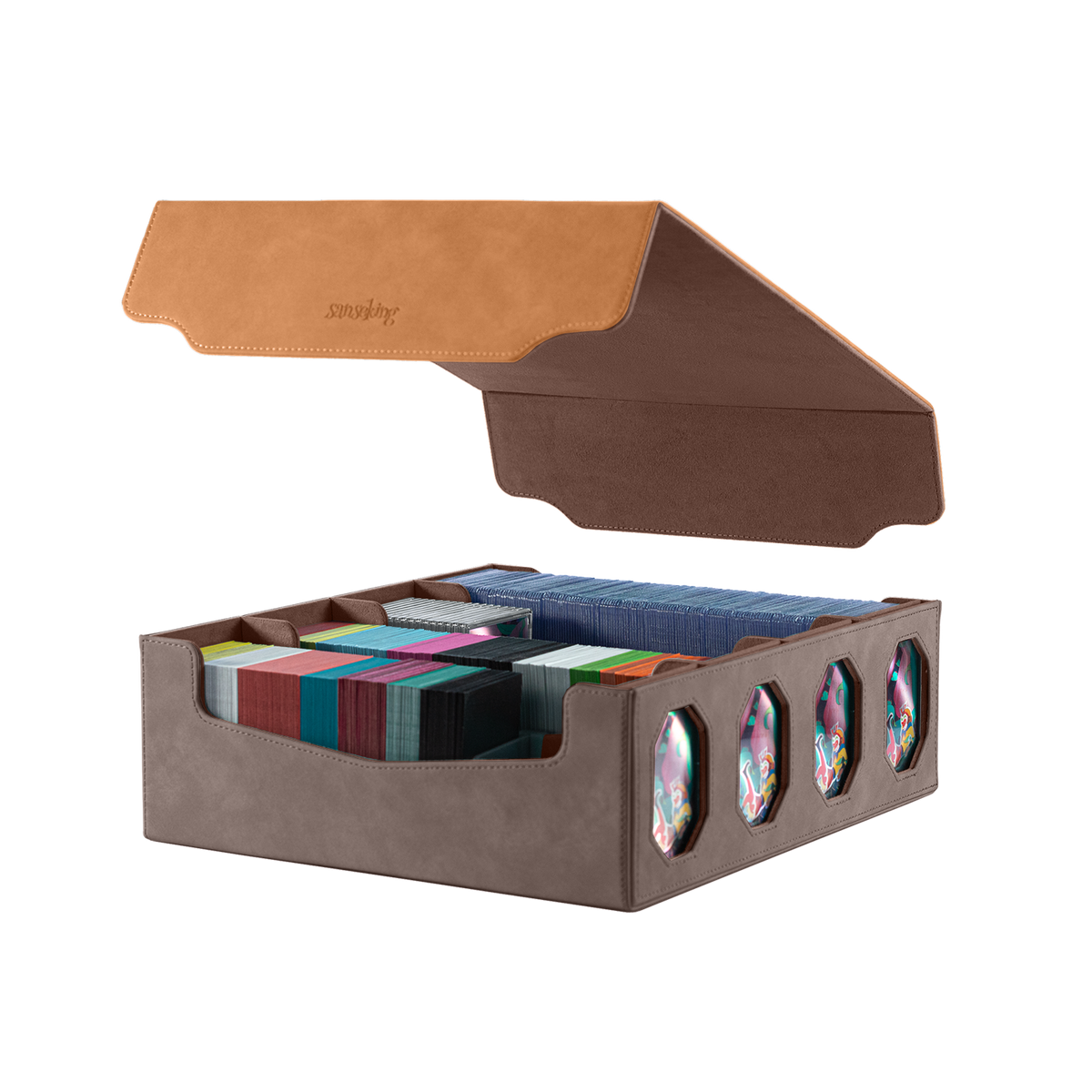 3000+ Large-Capacity Card Storage Case