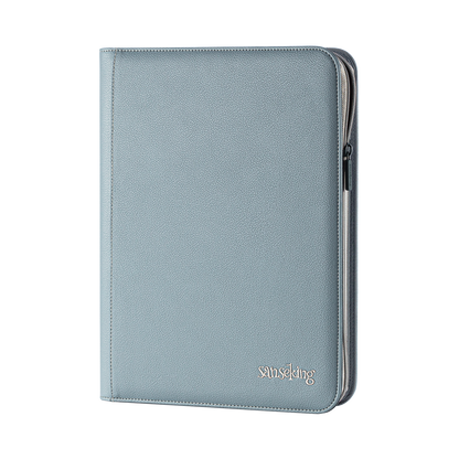 AUREX CR-02 grey card binder front view