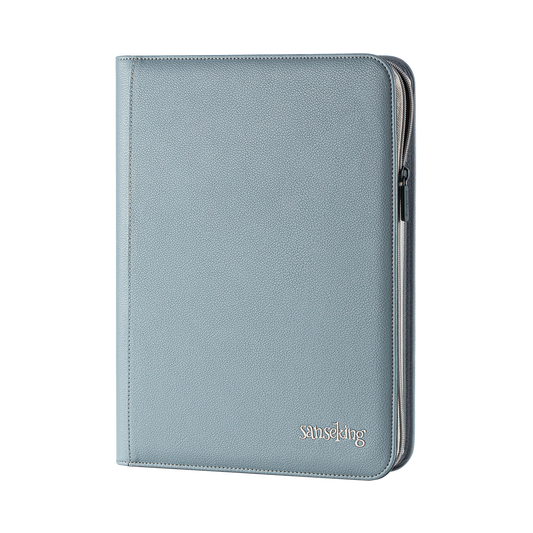 AUREX CR-02 grey card binder front view