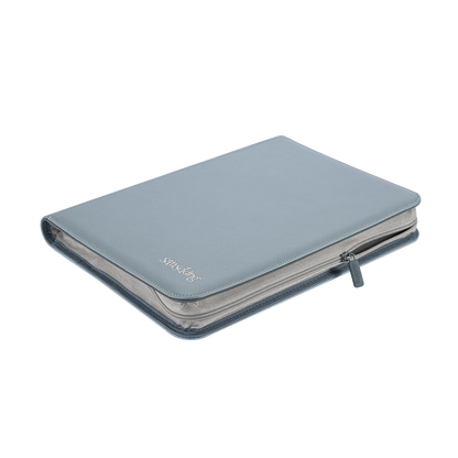 AUREX CR-02 grey card binder closed binder view