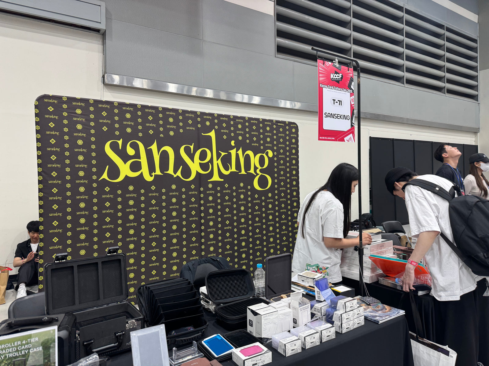 Sanseking booth at the Korea Card Culture Fair
