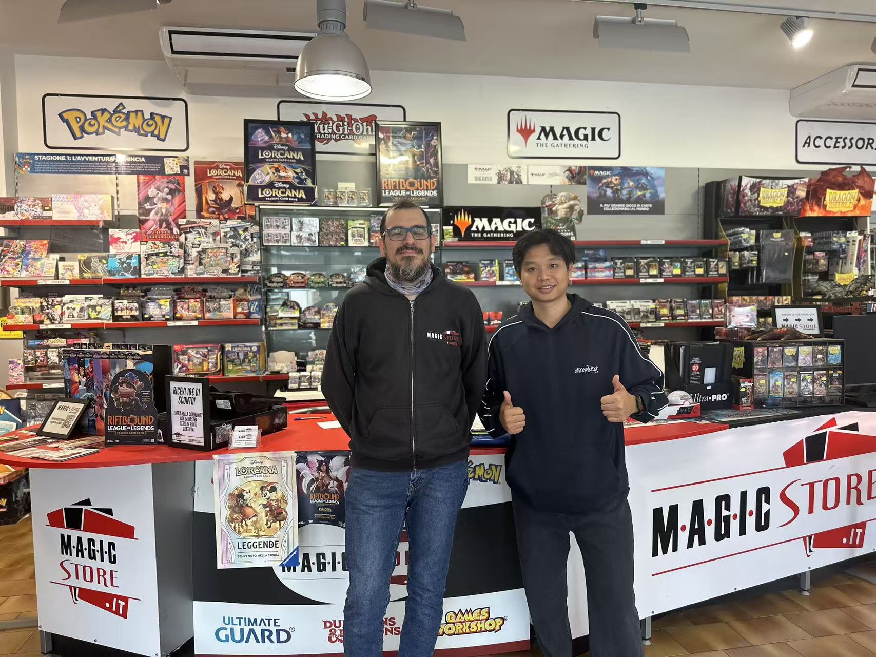 SANSEKING meeting a specialist TCG retailer