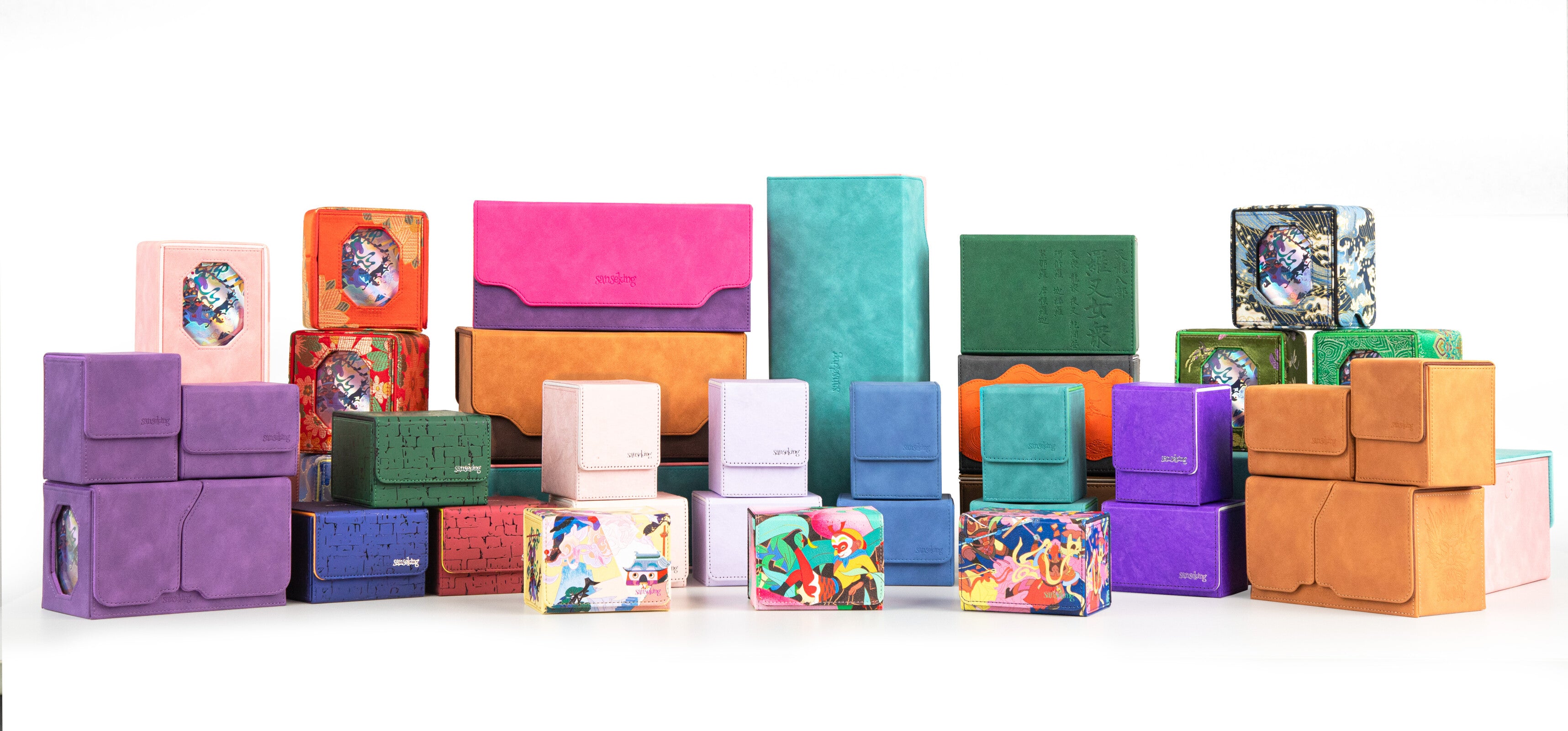 SANSEKING deck box range in multiple designs and formats