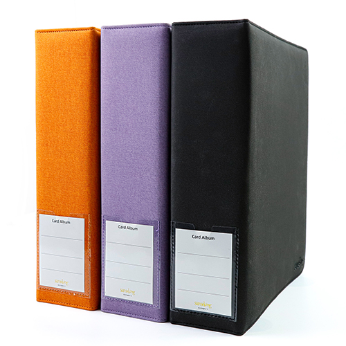 9 Pockets D Ring Binder Black - sanseking