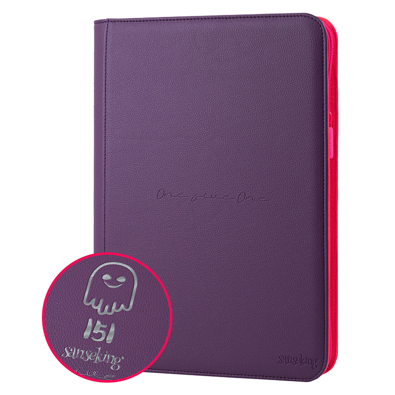 9 Pockets PU Card Binder - 151 Purple - sanseking 9 Pockets PU Card Binder - 151 Purple - sanseking